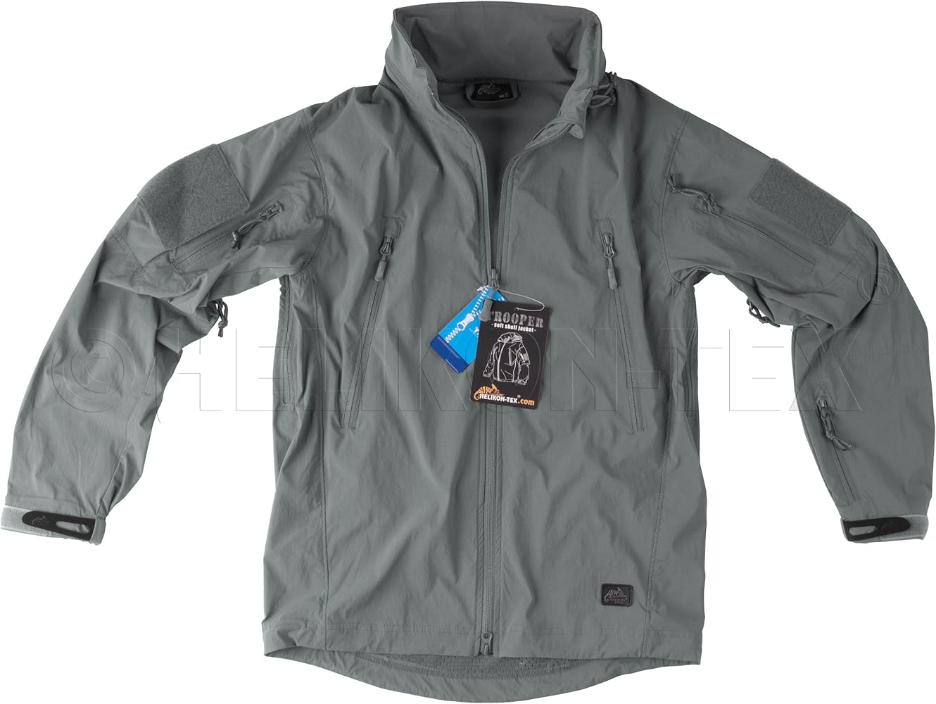 Helikon-Tex Trooper Jacket - Soft Shell - Olive Green at Amazon Men’s  Clothing store